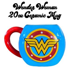 DC Wonder Woman 20oz Ceramic Globe Sculpted Mug